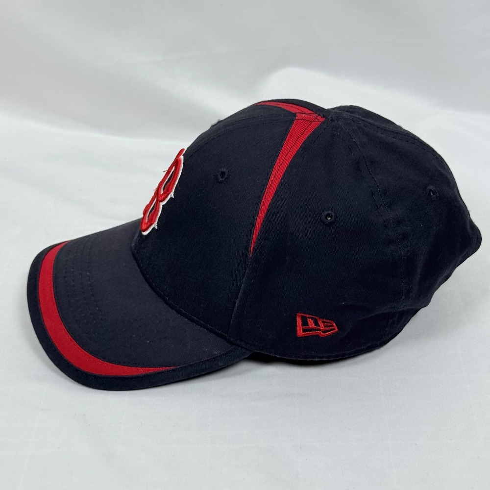 New Era Boston Red Sox MLB Baseball Cap Hat Black Red 9FORTY Flex Fit - Picture 4 of 10